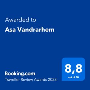 Award to Asa Vandrarhem fra booking.com